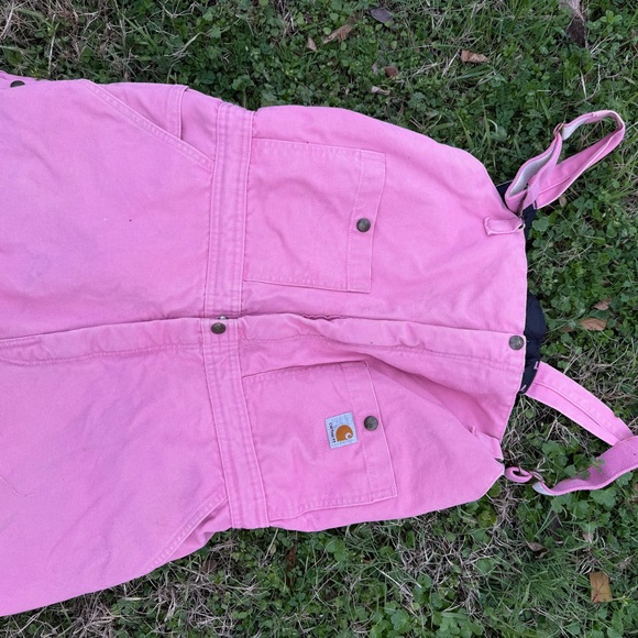 Carhartt pink bibs XL - Picture 12 of 16